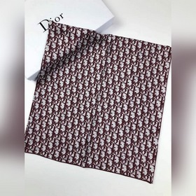 Шарф Dior Шарф Dior Высококачественный шелковый шарф с косой тек