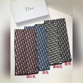 Шарф Dior Шарф Dior Высококачественный шелковый шарф с косой тек
