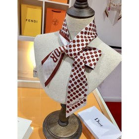 Новый шелковый шарф Dior с гороховым узором, 100% шелк, двойной с