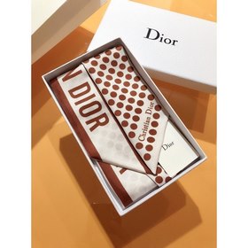 Новый шелковый шарф Dior с гороховым узором, 100% шелк, двойной с