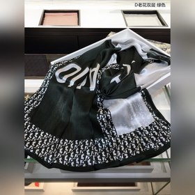 DIOR Шарф из шелка, двухслойный, 100% шелк высшего качества Длинн