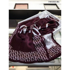 DIOR Шарф из шелка, двухслойный, 100% шелк высшего качества Длинн