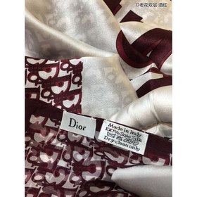 DIOR Шарф из шелка, двухслойный, 100% шелк высшего качества Длинн