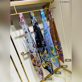 DIOR Цветной бабочка 90, шелковый платок  100% шелк высшего кач
