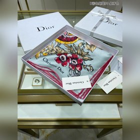 DIOR Цветной бабочка 90, шелковый платок  100% шелк высшего кач