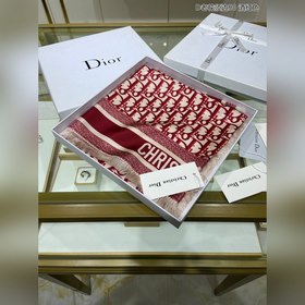 Dior D старинный шелковый платок с бахромой 90% шелк Отлично подх