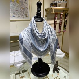 Dior D старинный шелковый платок с бахромой 90% шелк Отлично подх