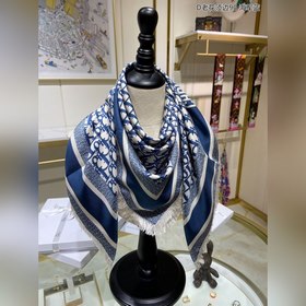 Dior D старинный шелковый платок с бахромой 90% шелк Отлично подх