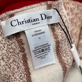 DIOR Классический шарф из кашемира, бежевый Очень популярный и тр