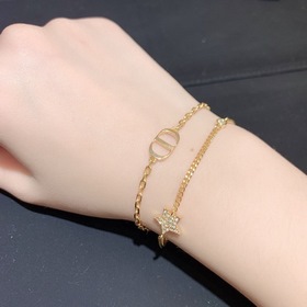 Dior – двухслойный браслет в стиле легкого люкса для избранных П