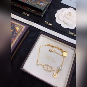 DIOR CD жемчужное колье Элегантность индивидуальность. Браслет CD