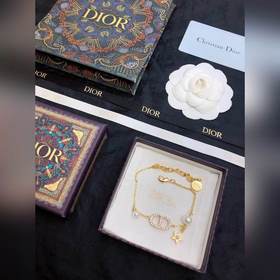 DIOR CD жемчужное колье Элегантность индивидуальность. Браслет CD