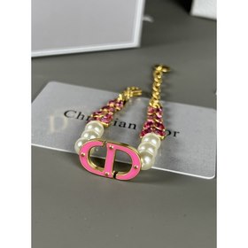 Новое изделие Dior： браслет из жемчужно-розового кристалла Очень
