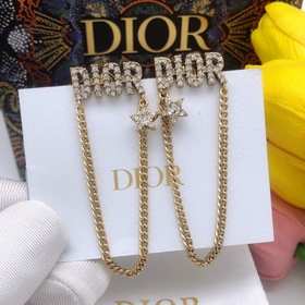 Dior  Серьги с бриллиантами в форме звезд с бахромой   Очень