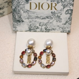 Длинные серьги DIOR Jadior с цветными бриллиантами Выберите неско