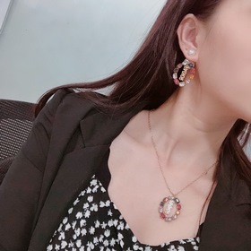 Длинные серьги DIOR Jadior с цветными бриллиантами Выберите неско