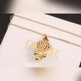 DIOR Ожерелье С символическим элементом бренда, вплетенным в ме
