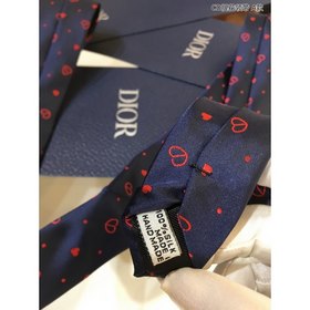 Мужской галстук Dior с вышитым логотипом Идеальный выбор для демо