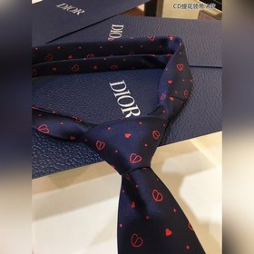 Мужской галстук Dior с вышитым логотипом Идеальный выбор для демо