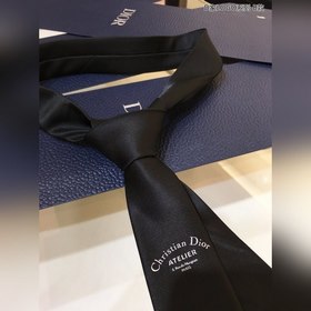 Мужской галстук Dior с вышитым логотипом Идеальный выбор для демо