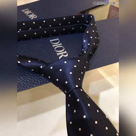 Мужской галстук Dior CD с вышитым логотипом Идеальный выбор для д