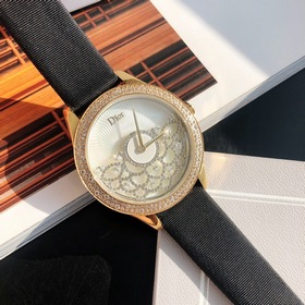 Женские часы Dior  Импортный кварцевый механизм  Сталь 316L Ди