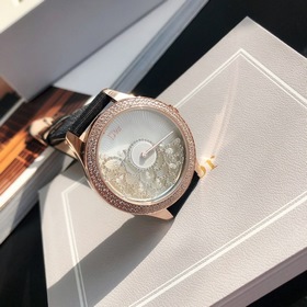 Женские часы Dior  Импортный кварцевый механизм  Сталь 316L Ди
