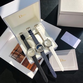 Женские часы Dior  Импортный кварцевый механизм  Сталь 316L Ди