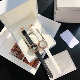 Женские часы Dior  Импортный кварцевый механизм  Сталь 316L Ди