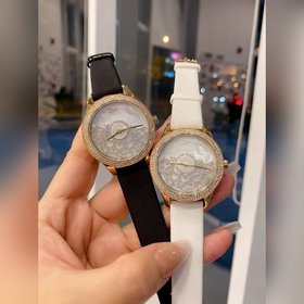 Женские часы Dior  Импортный кварцевый механизм  Сталь 316L Ди