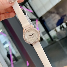 Женские часы Dior  Импортный кварцевый механизм  Сталь 316L Ди