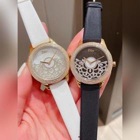 Женские часы Dior  Импортный кварцевый механизм  Сталь 316L Ди