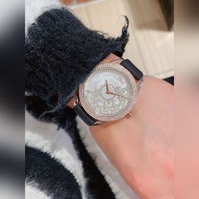 Женские часы Dior  Импортный кварцевый механизм  Сталь 316L Ди