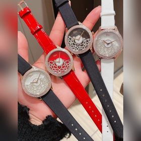 Женские часы Dior  Импортный кварцевый механизм  Сталь 316L Ди