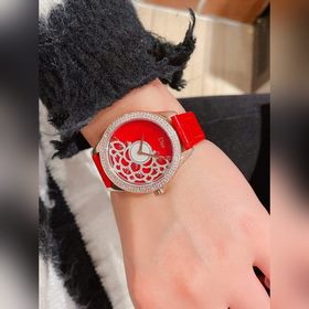 Женские часы Dior  Импортный кварцевый механизм  Сталь 316L Ди