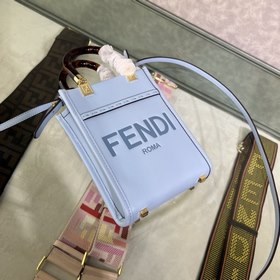 FENDI Mon Tresor маленькая сумка-бакет Изготовлена из светло-го
