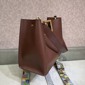 FENDI Way большая сумка коричнево-красного цвета, модель 051L Изг