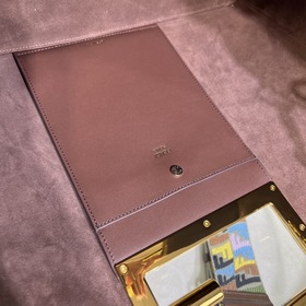 FENDI Way большая сумка коричнево-красного цвета, модель 051L Изг
