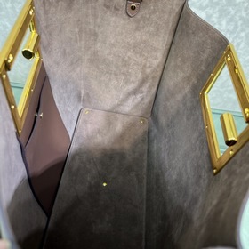 FENDI Way большая сумка коричнево-красного цвета, модель 051L Изг