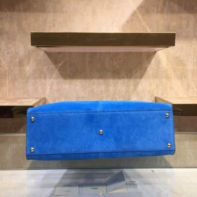 FENDI Мягкая сумка Peekaboo из матовой кожи Размер： 42 см