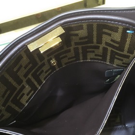 FENDI Мягкая сумка Peekaboo из матовой кожи Размер： 42 см