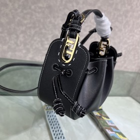 FENDI POMODORIN0 Черная мини-сумка Модель S509 POMODORIN0 Черная 