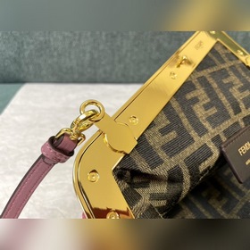 Fendi первая пайетка Ретро сумка через плечо Блестящие пайетки F