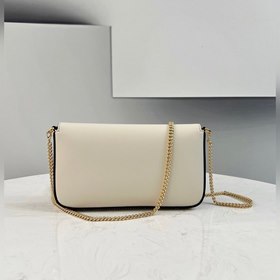 FENDI Геометрическая мини-сумка Бежевый Изготовлена из телячьей к