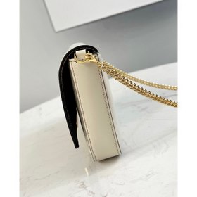 FENDI Геометрическая мини-сумка Бежевый Изготовлена из телячьей к