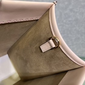 Средняя сумка FENDI Sunshine из светло-розовой кожи Сумка-тоут Из