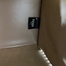 Средняя сумка FENDI Sunshine из кожи бежевого цвета Сумка-тоут Из