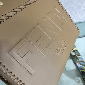 Средняя сумка FENDI Sunshine из кожи бежевого цвета Сумка-тоут Из