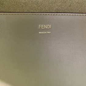 FENDI Большая сумка для покупок Sunshine зеленая Изготовлена из и