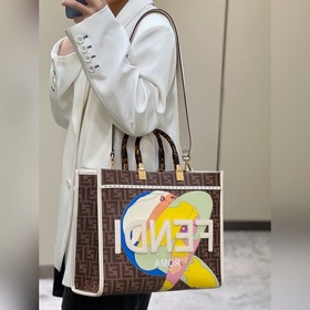 FENDI Художественная иллюстрация модной сумкиз весенне-летней кол